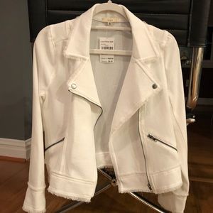 LeLis Women’s Ivory Motorcycle style jacket